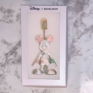 New in Box! Disney x Baublebar Mickey Mouse Bag Charm / Keychain!